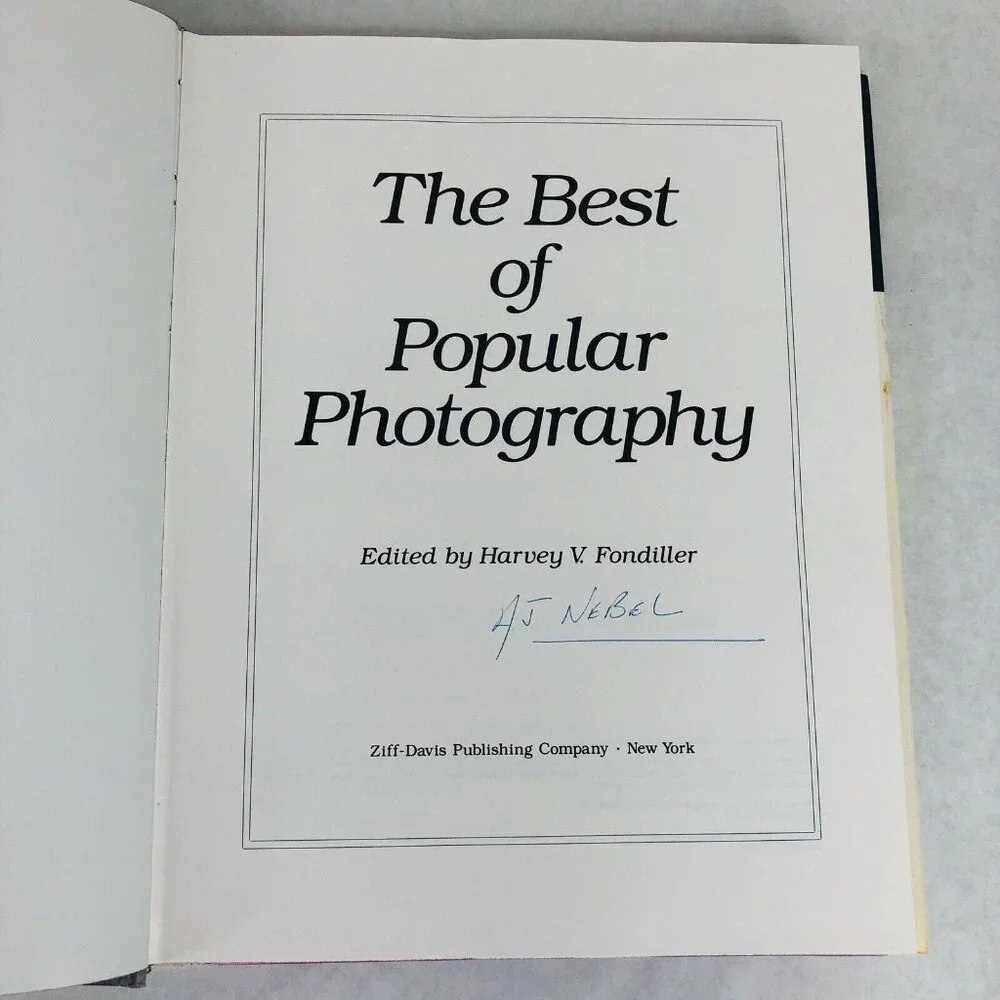 1979 The Best of Popular Photography First ED Print Large Hardcover Coffee Table